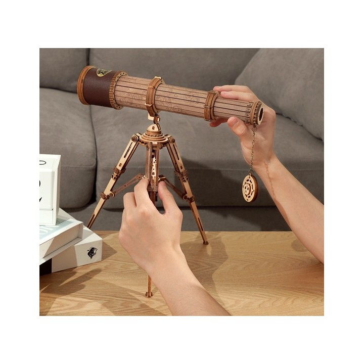 Maquette en Bois Longue-vue télescopique fonctionnelle