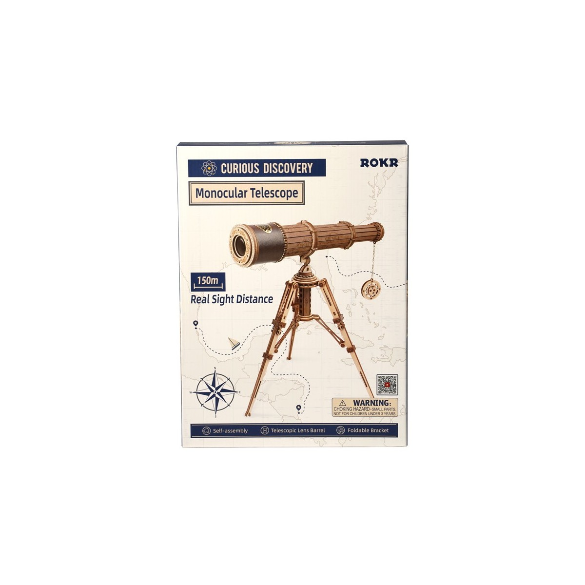 Maquette en Bois Longue-vue fonctionnelle