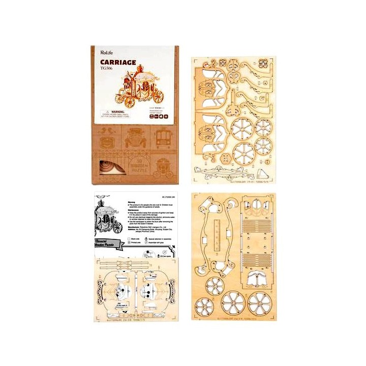 Maquette en bois Carrosse