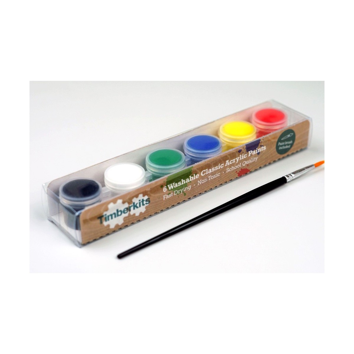 Kit de peinture acrylique classique pour automate en bois TIMBERKITS