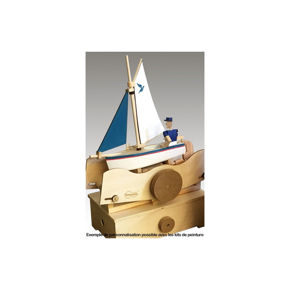 Kit de peinture acrylique classique pour automate en bois Timberkits