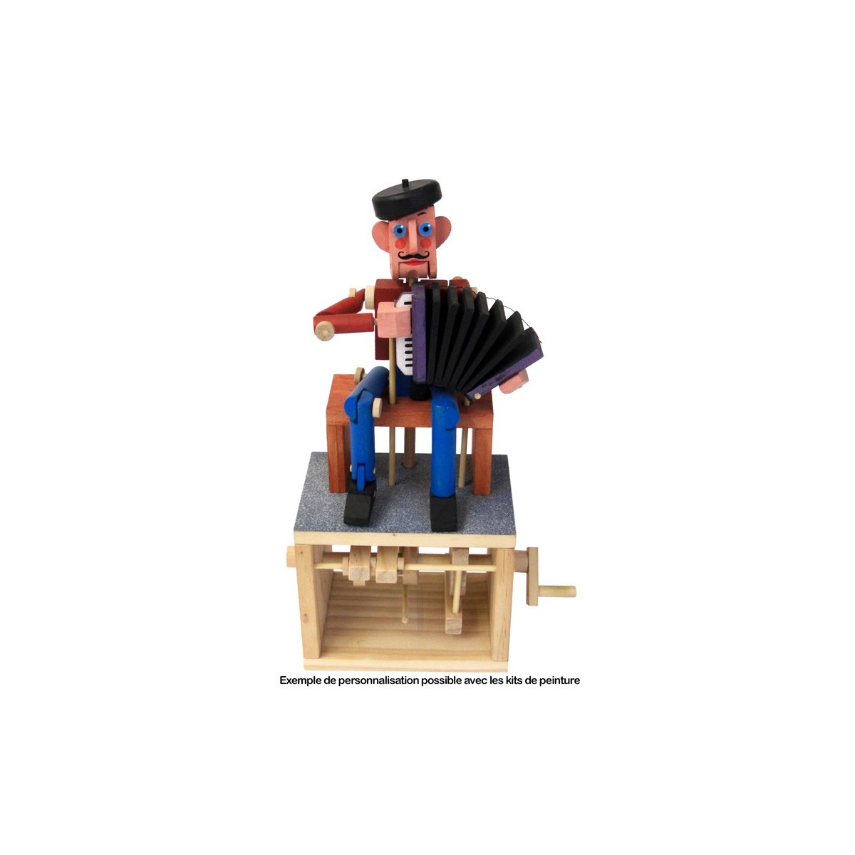 Kit de peinture acrylique spécial pour automate en bois Timberkits