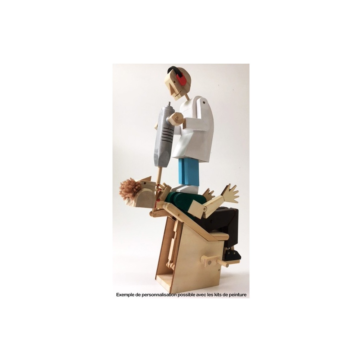 Kit de peinture acrylique spécial pour automate en bois Timberkits