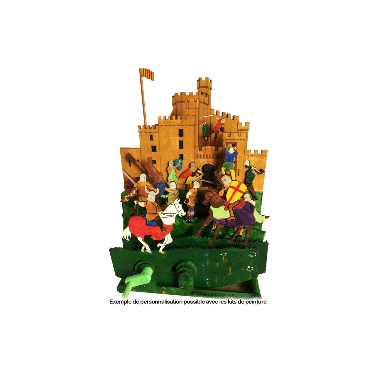 Kit de peinture acrylique spécial pour automate en bois Timberkits