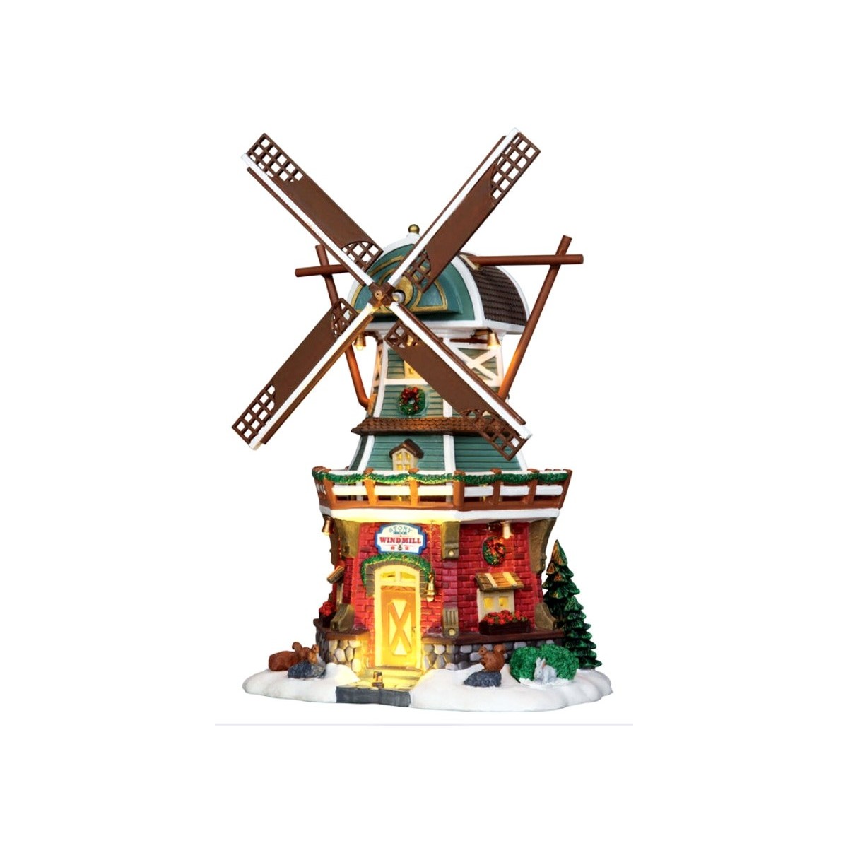 Moulin à vent lumineux et animé Lemax Vail Village