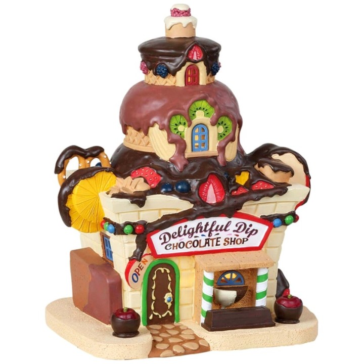 Maison lumineuse Chocolaterie Lemax Sugar N Spice