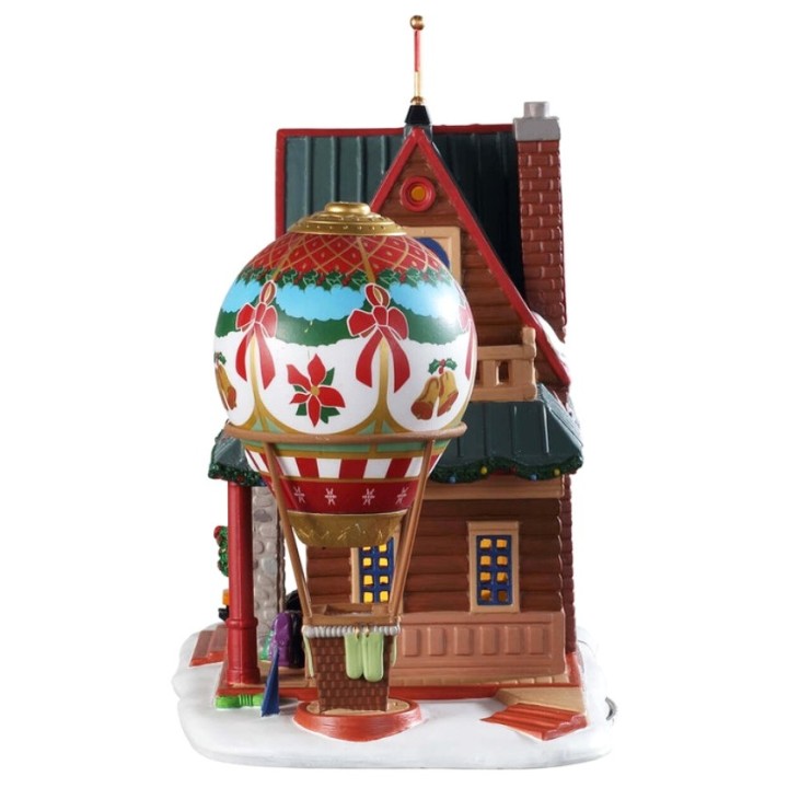 Maison lumineuse Balade en montgolfière Lemax Vail Village