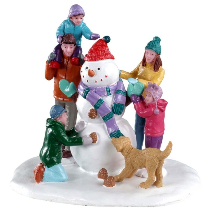 Bonhomme de neige en famille Lemax Vail Village