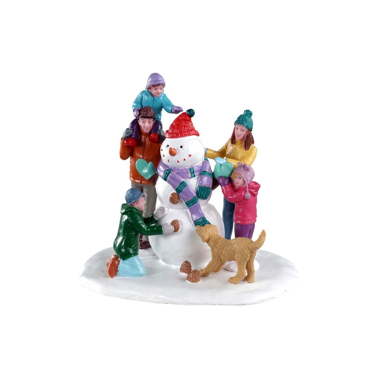 Bonhomme de neige en famille Lemax Vail Village