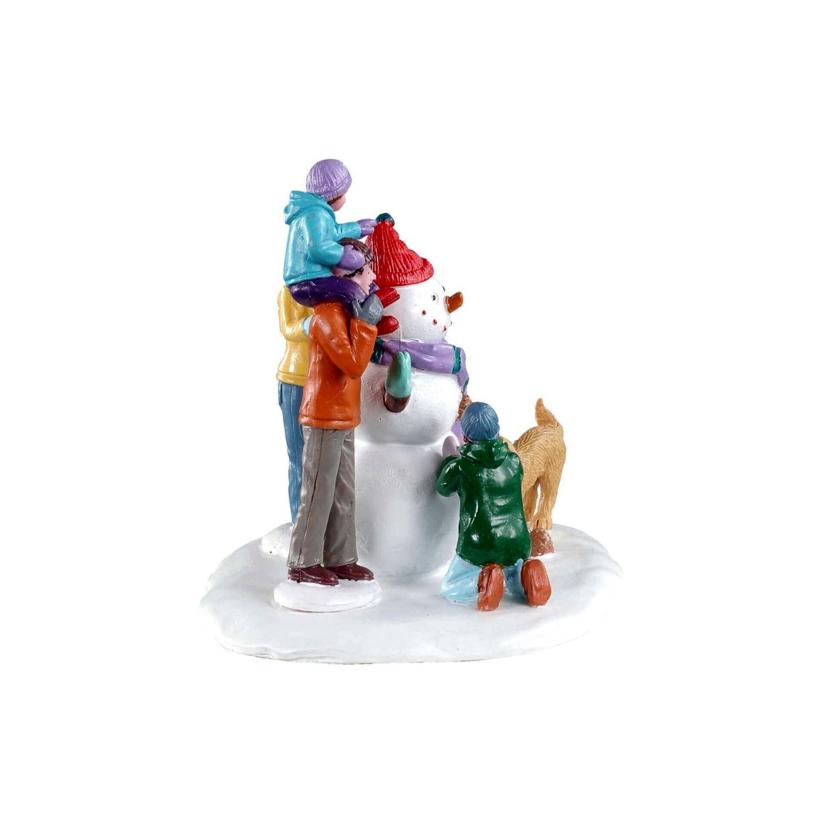 Bonhomme de neige en famille Lemax Vail Village