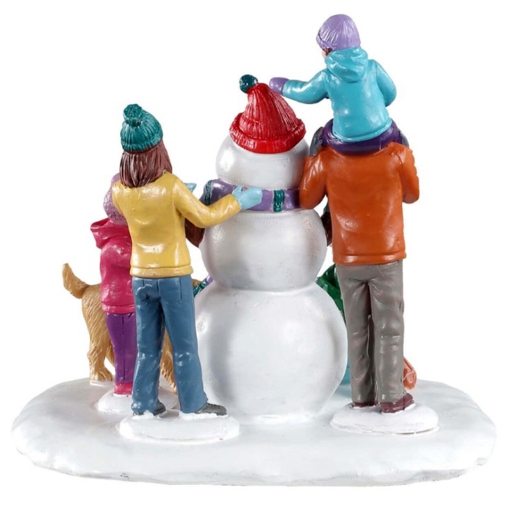 Bonhomme de neige en famille Lemax Vail Village