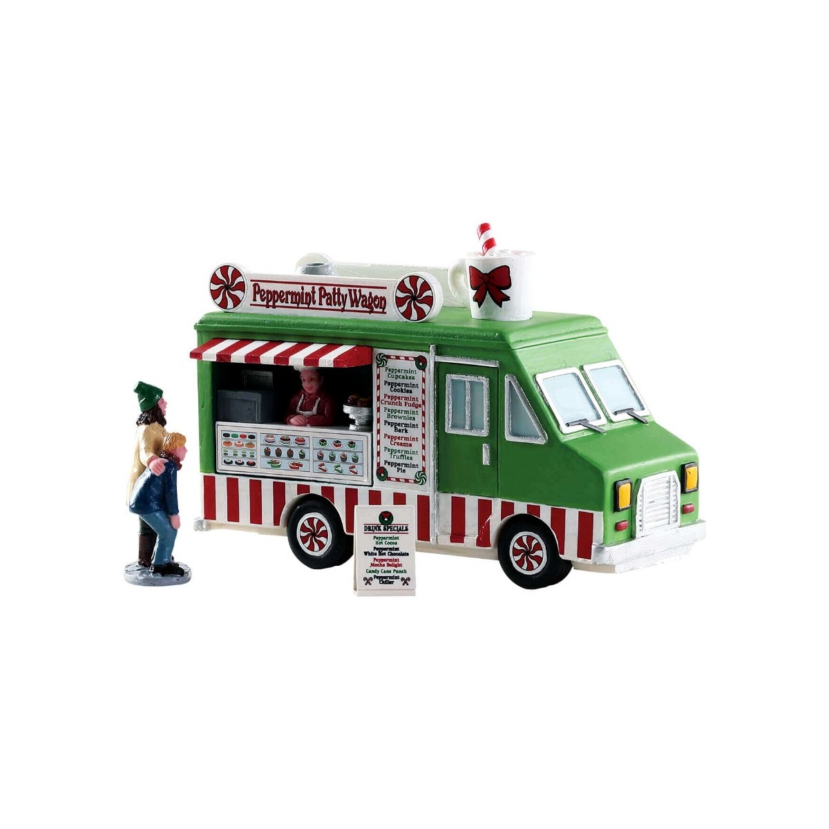 Food truck Menthe Poivrée Lot de 3 Lemax