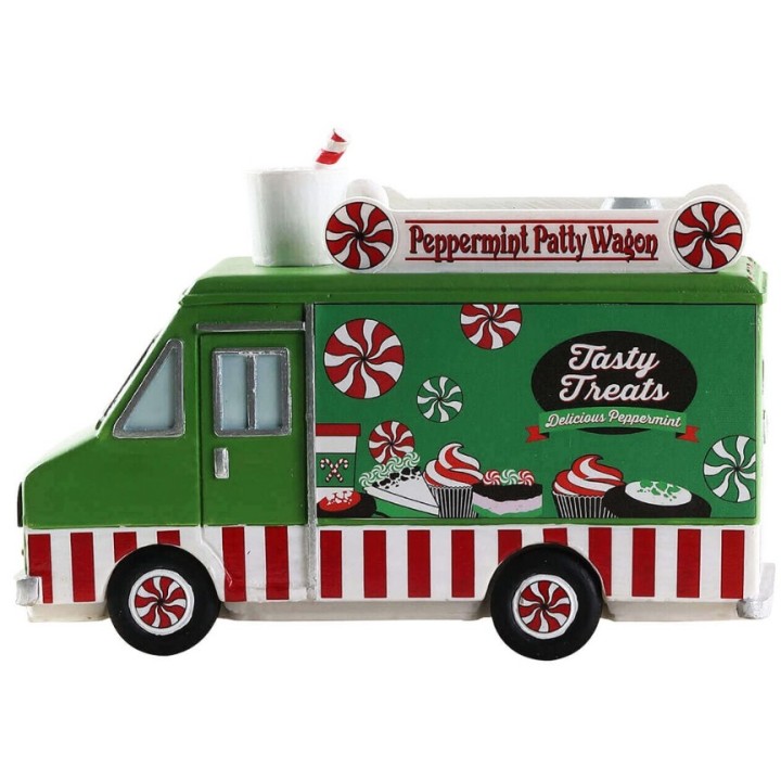 Food truck Menthe Poivrée Lot de 3 Lemax
