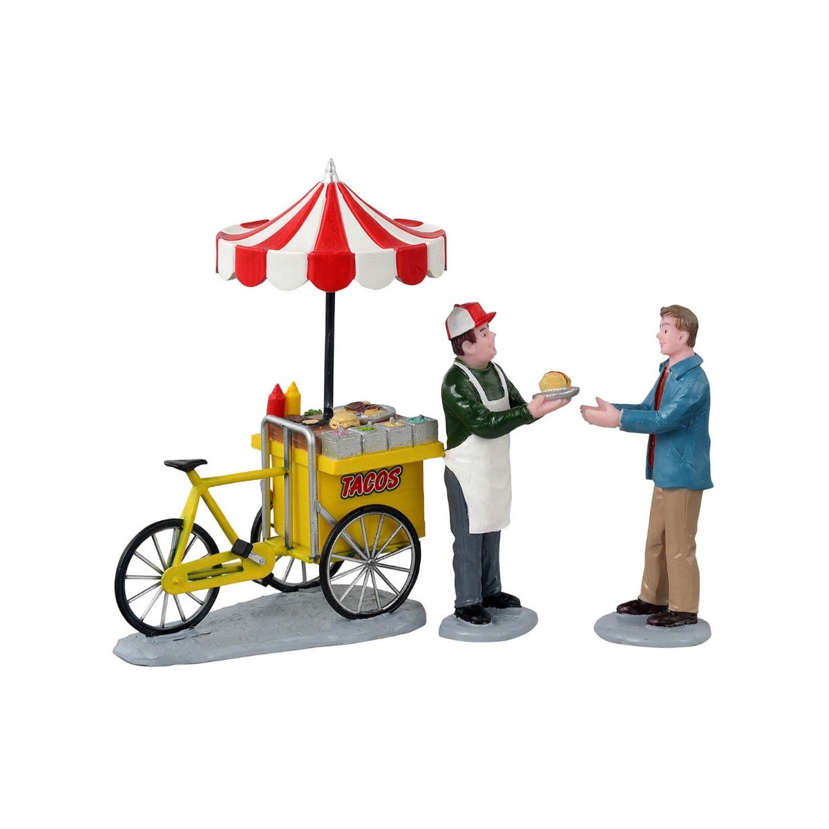 Vendeur de tacos Lot de 3 Lemax Caddington