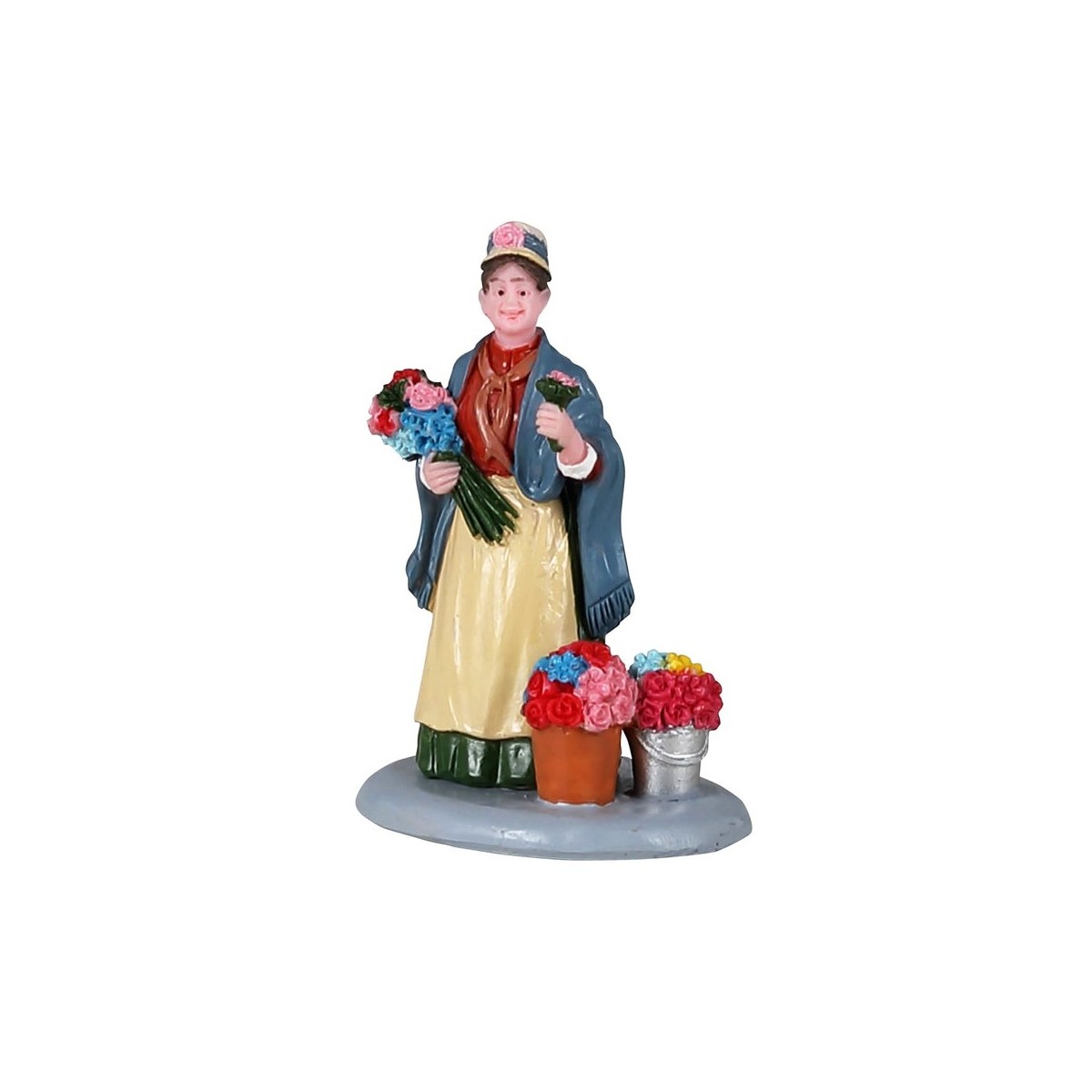 Vendeuse de fleurs Lemax Caddington