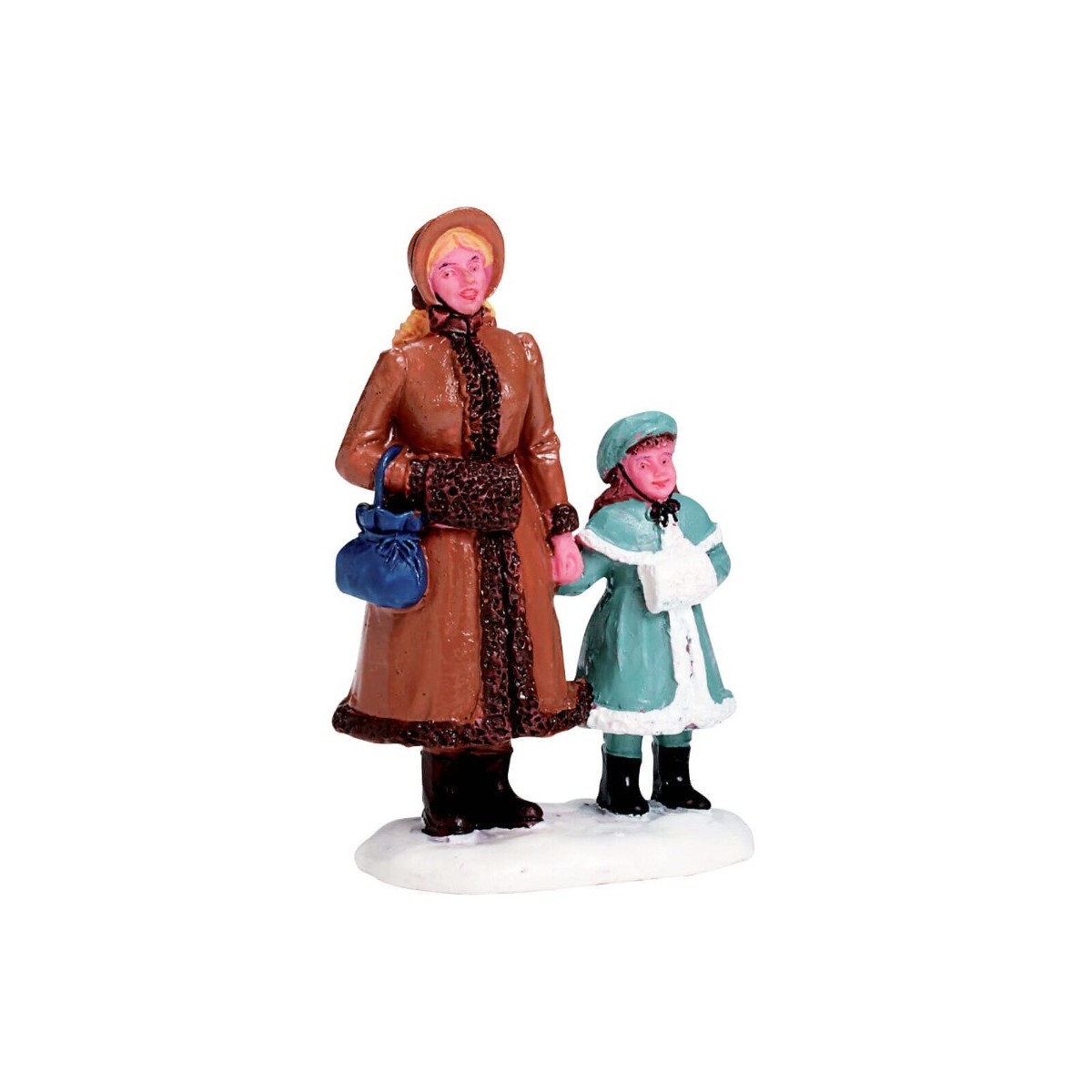 Maman et sa fille Lemax Caddington