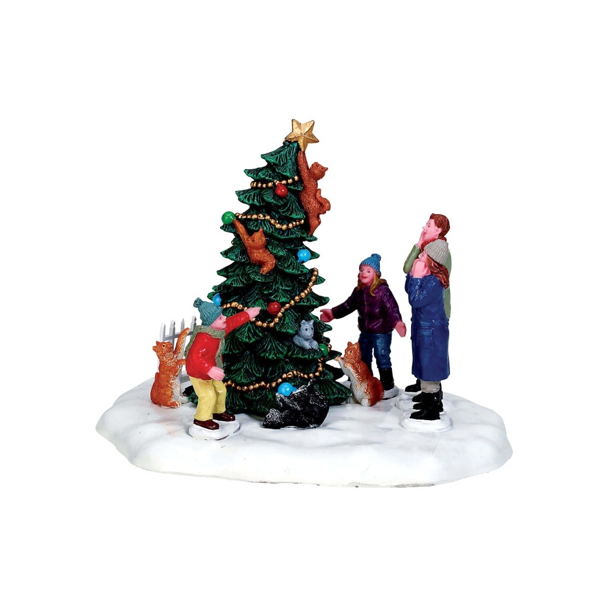 Chats dans sapin de Noël Lemax Caddington