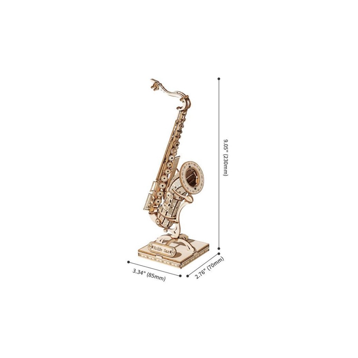 Maquette en bois Saxophone