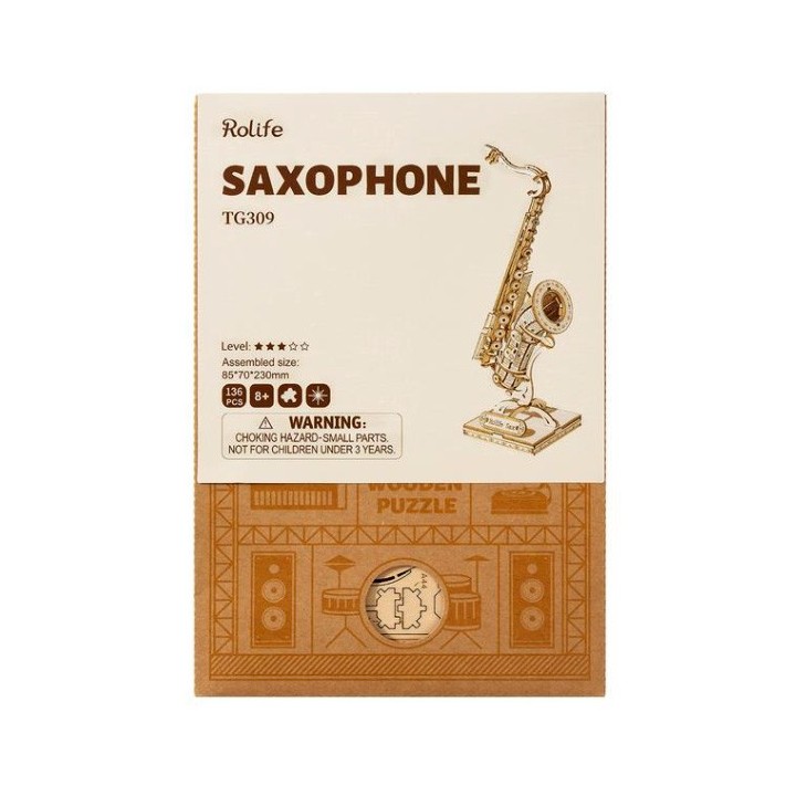 Maquette en bois Saxophone