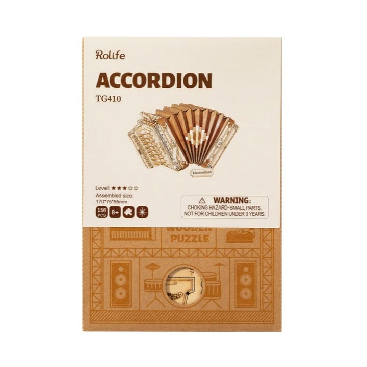 Maquette en bois Accordéon