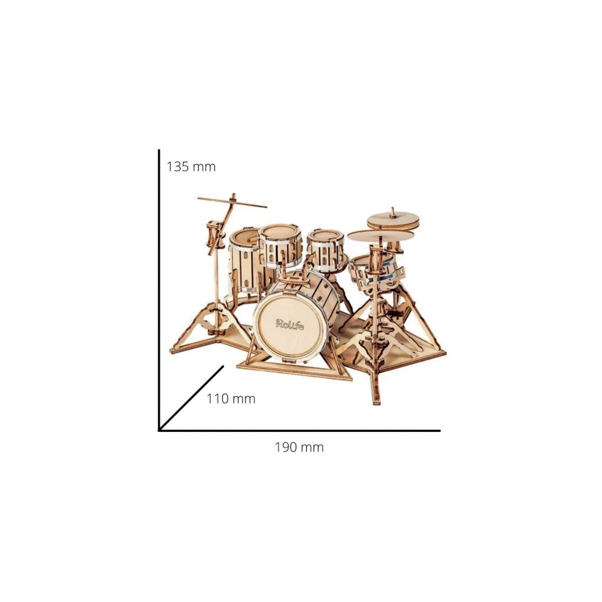 Maquette en bois Batterie