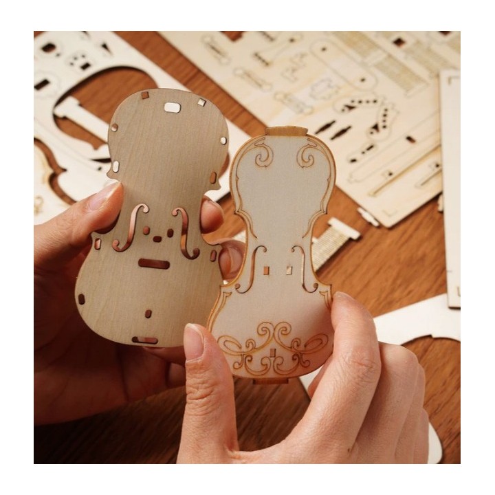 Maquette en bois Violoncelle