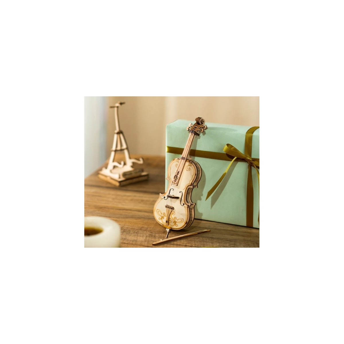 Maquette en bois Violoncelle
