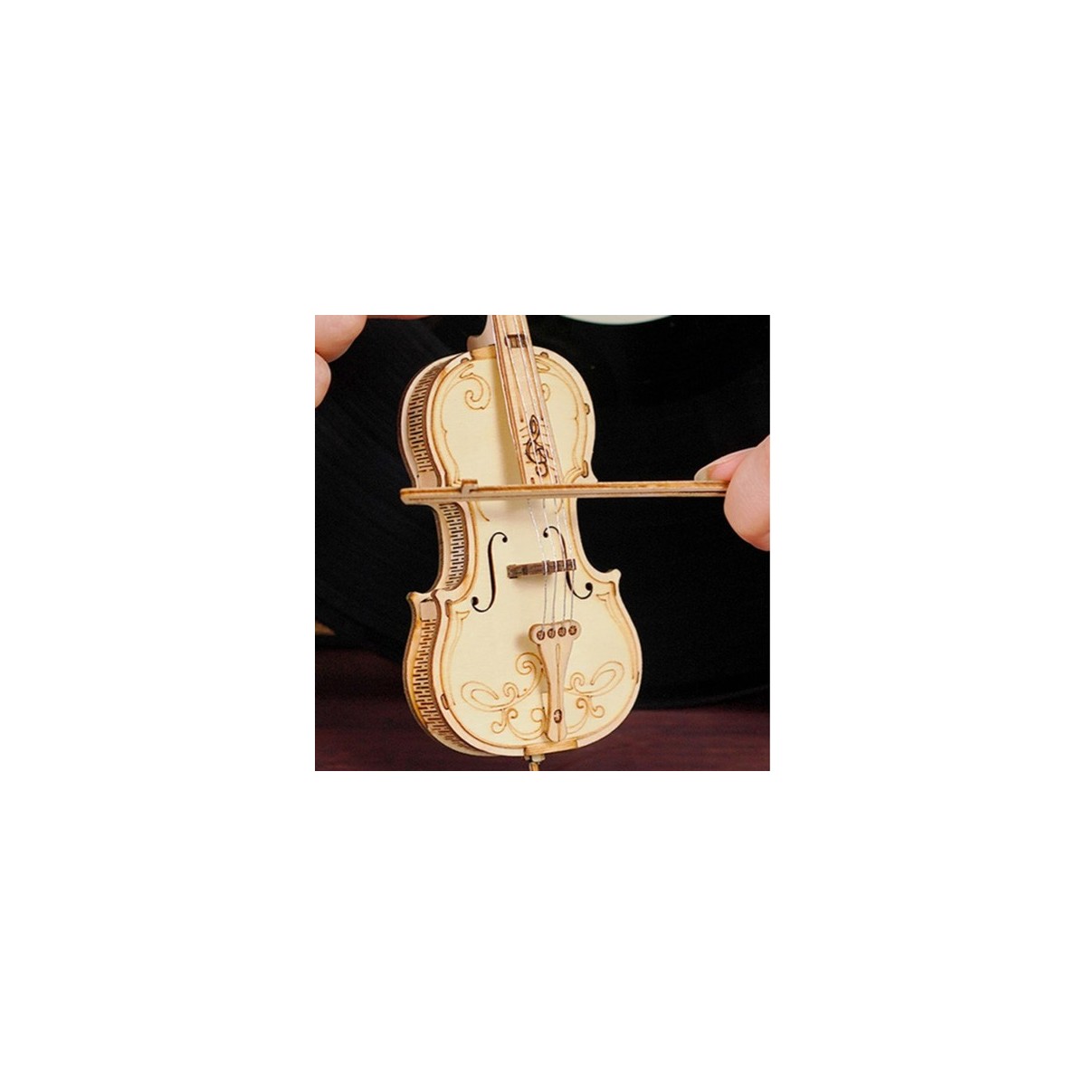 Maquette en bois Violoncelle
