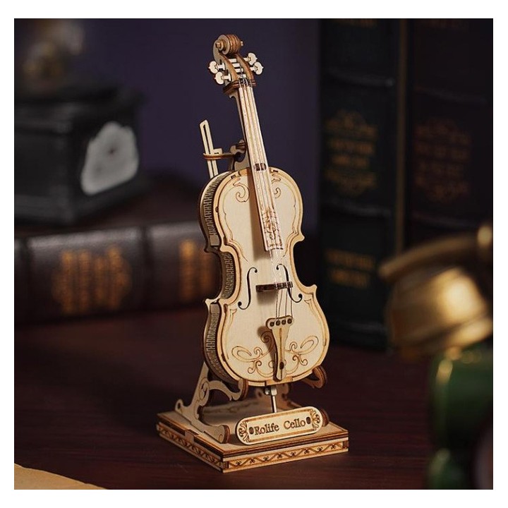 Maquette en bois Violoncelle