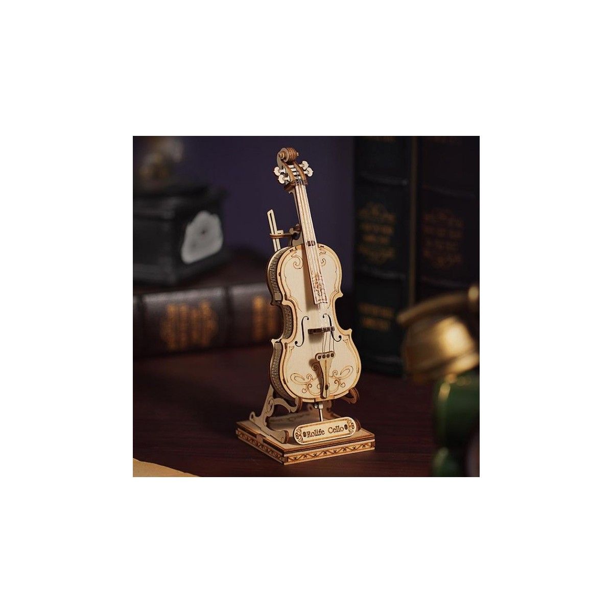 Maquette en bois Violoncelle