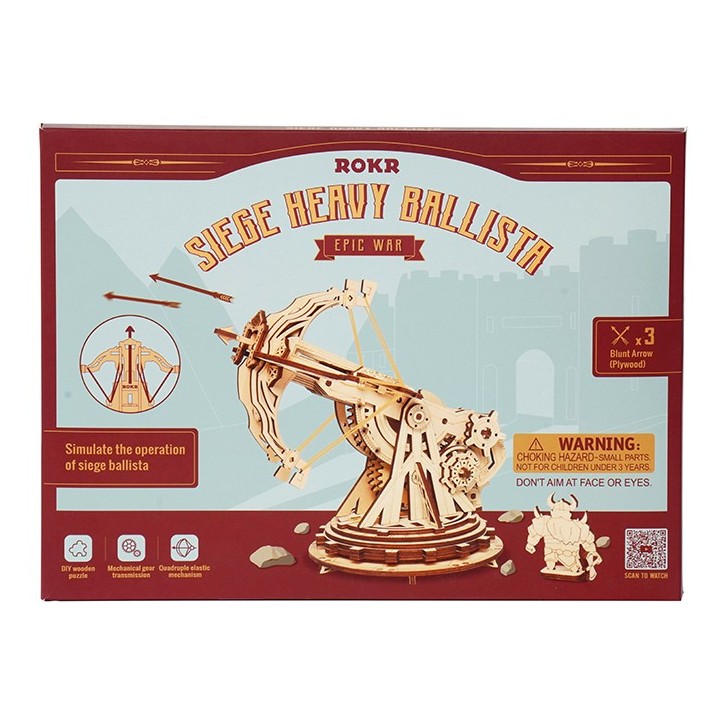 Maquette en bois Baliste et flèches