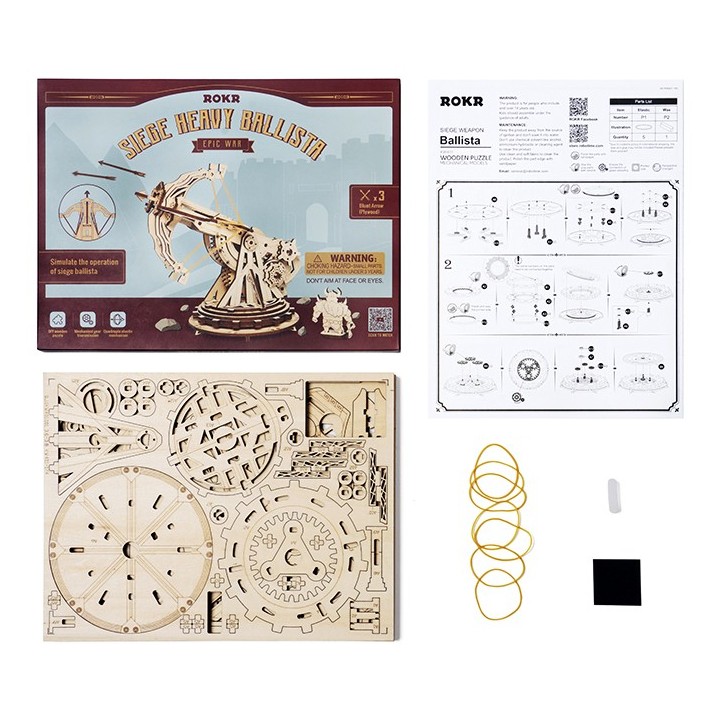 Maquette en bois Baliste et flèches