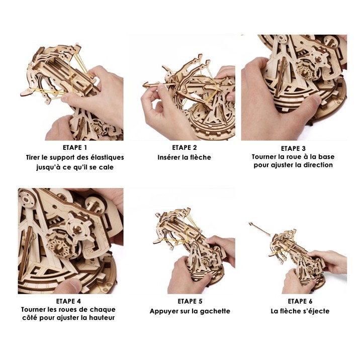 Maquette en bois Baliste et flèches