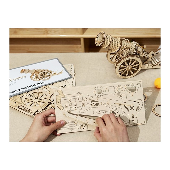 Maquette en bois Canon médiéval