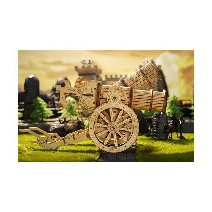 Maquette en bois Canon médiéval