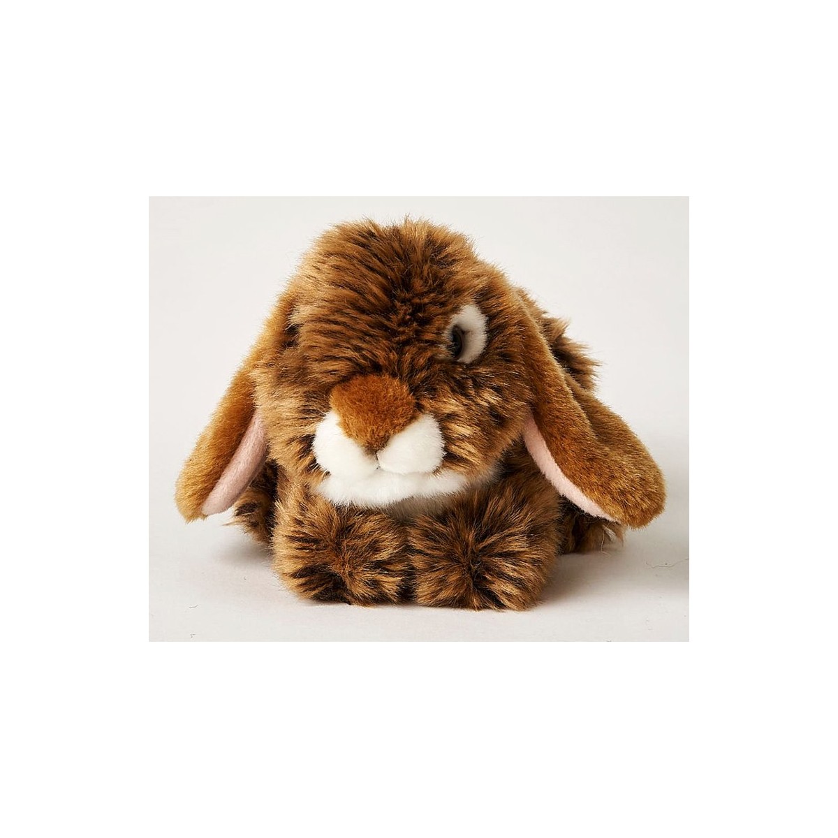 Peluche lapin marron 18 cm