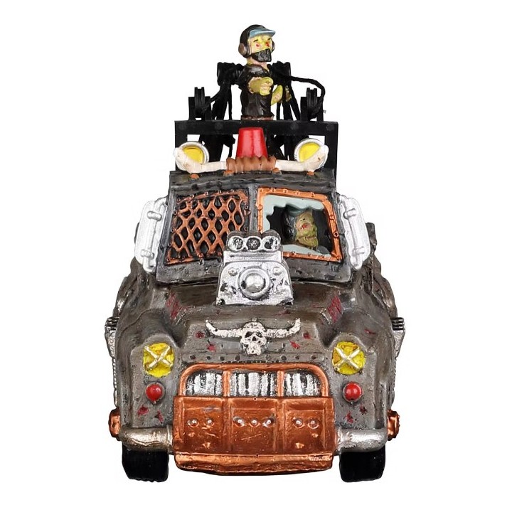 Camion de remorquage et zombies Lemax Halloween