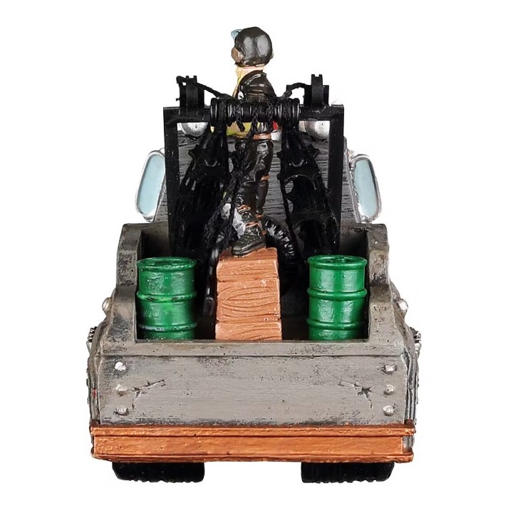 Camion de remorquage et zombies Lemax Halloween