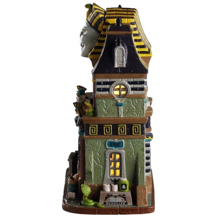 Morgue égyptienne lumineuse Lemax Halloween