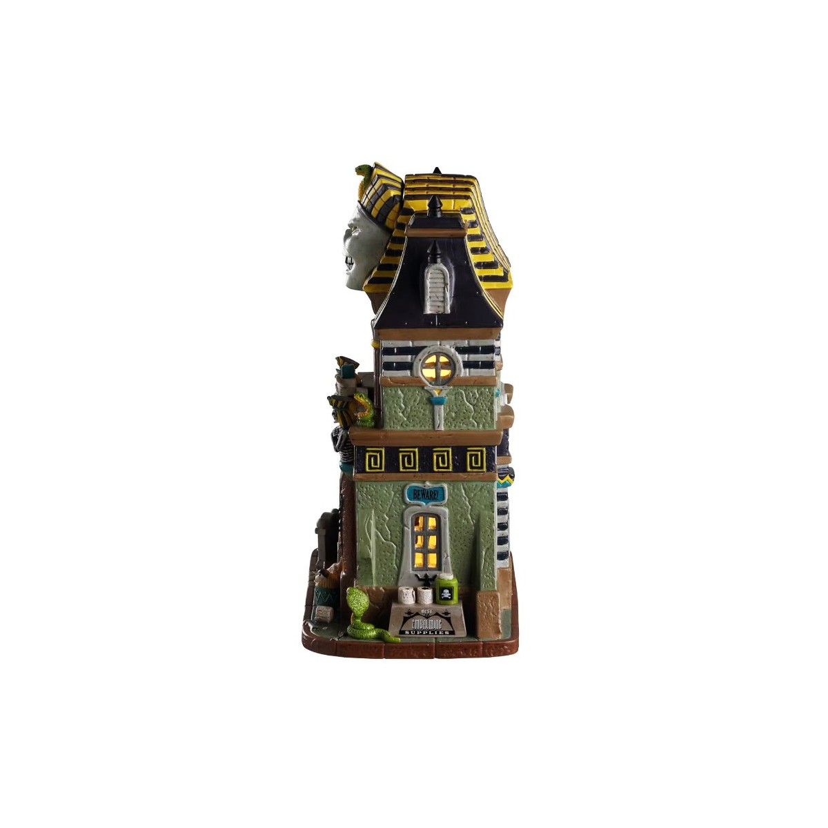 Maison de la momie lumineuse Lemax Halloween
