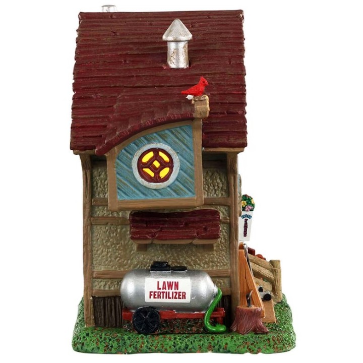 Maison de paysagiste lumineuse Lemax Harvest crossing
