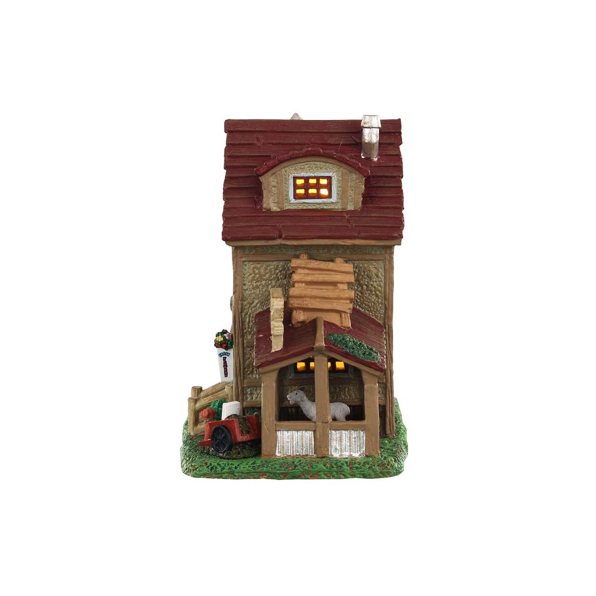 Maison de paysagiste lumineuse Lemax Harvest crossing