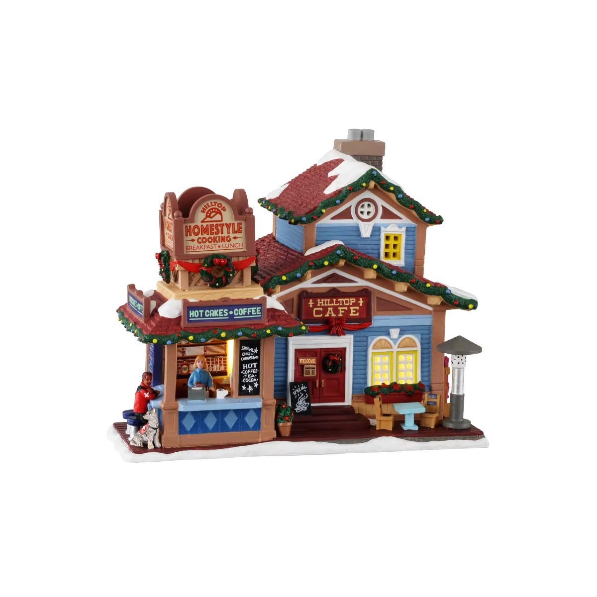 Chalet Café lumineux Lemax Caddington Chalet Café lumineux Lemax Caddington