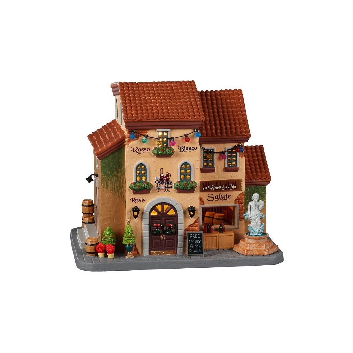 Maison lumineuse Marchand de vin Lemax