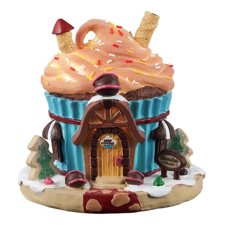 Chalet chocolat lumineux Lemax Sugar N Spice