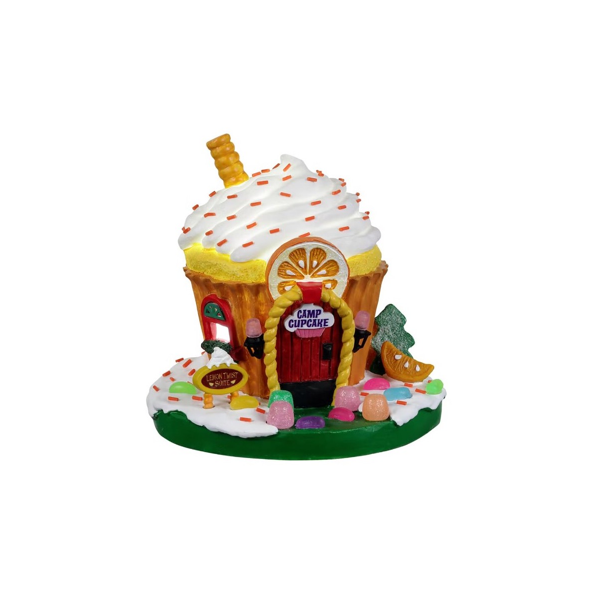 Cupcake citron lumineux Lemax Sugar N Spice