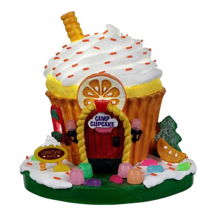 Cupcake citron lumineux Lemax Sugar N Spice