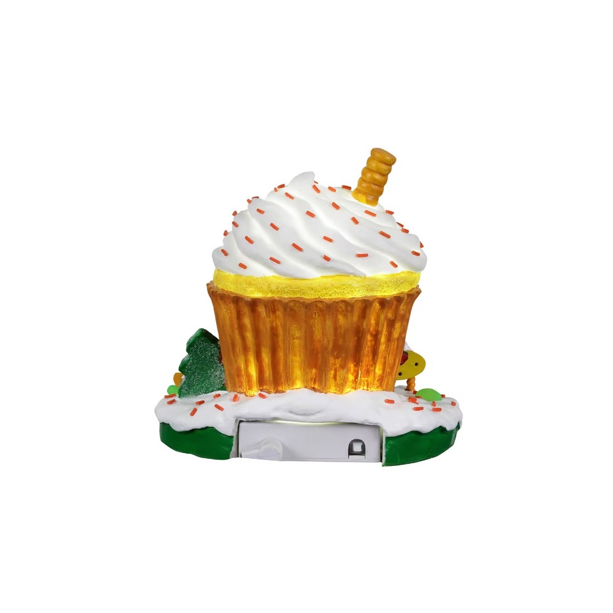 Cupcake citron lumineux Lemax Sugar N Spice
