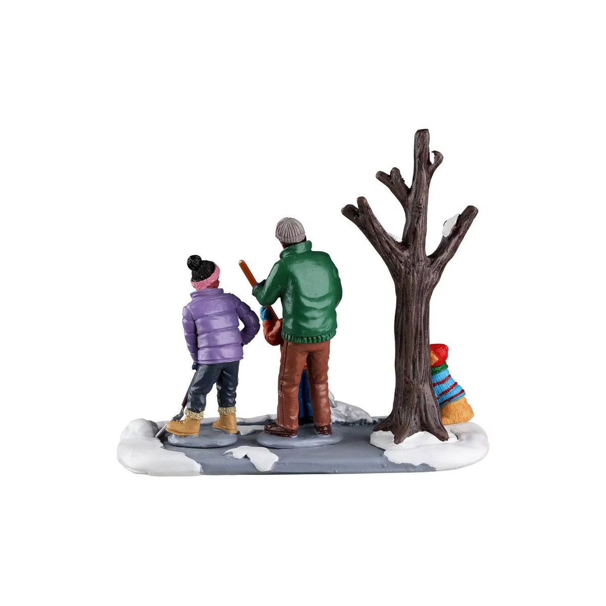 Déneigement en famille Lemax