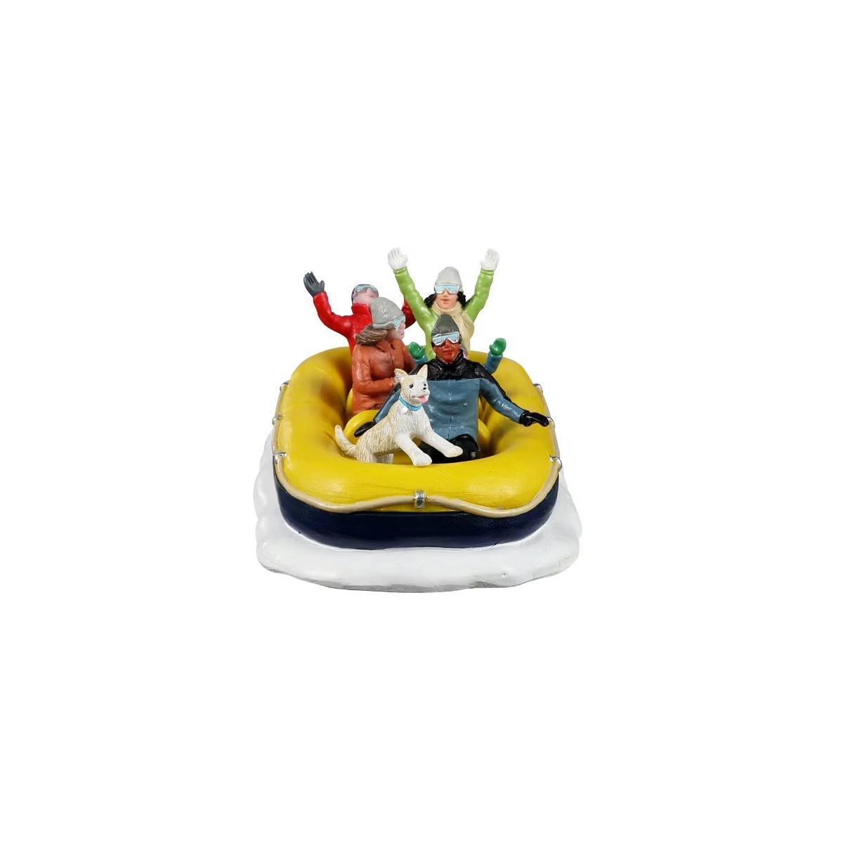 Rafting sur la neige en famille Lemax